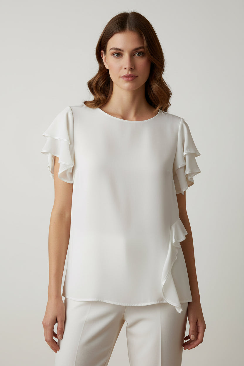 Blusa white rouge