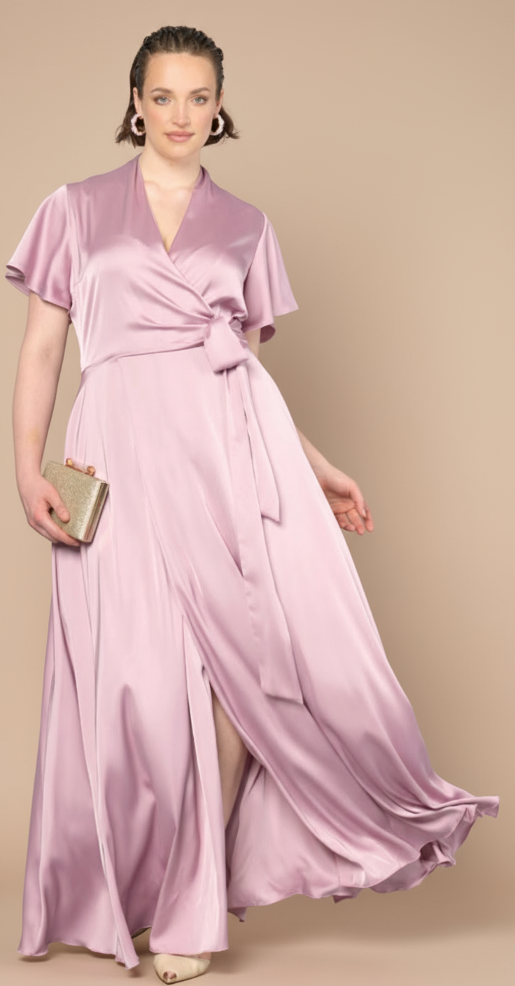 Rinascimento Abito fiocco Malva