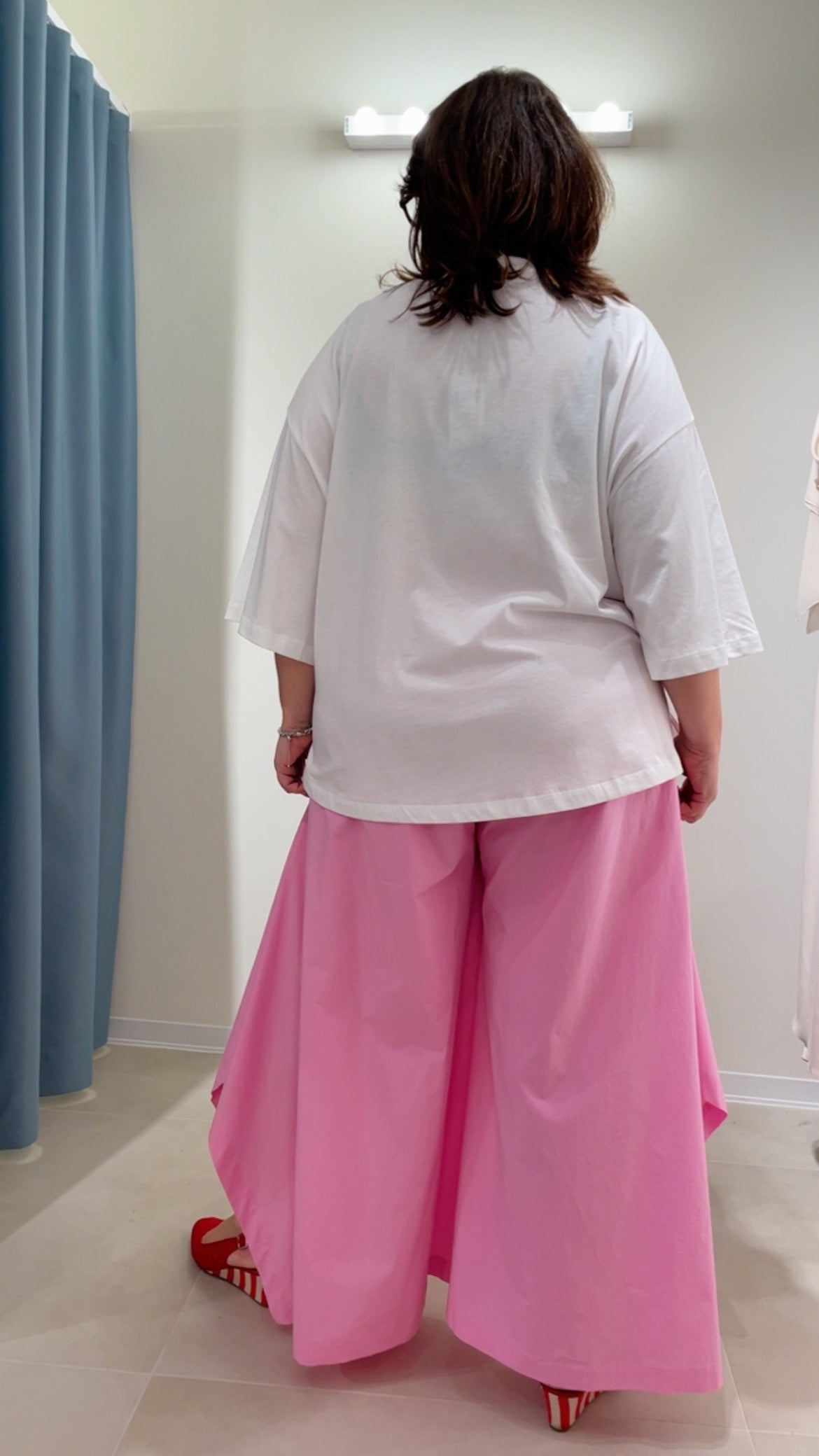 Pantalone Rosa Cotone