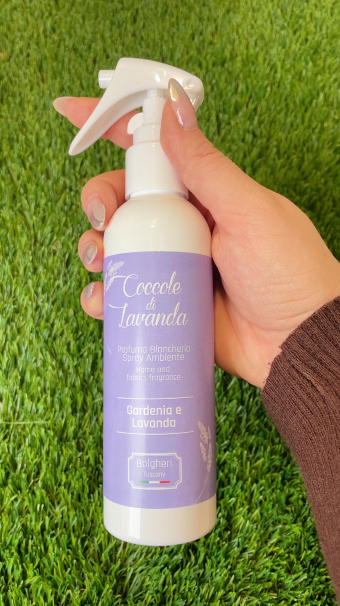 Profumatore Gardenia e Lavanda spray per tessuti armadio e ambiente