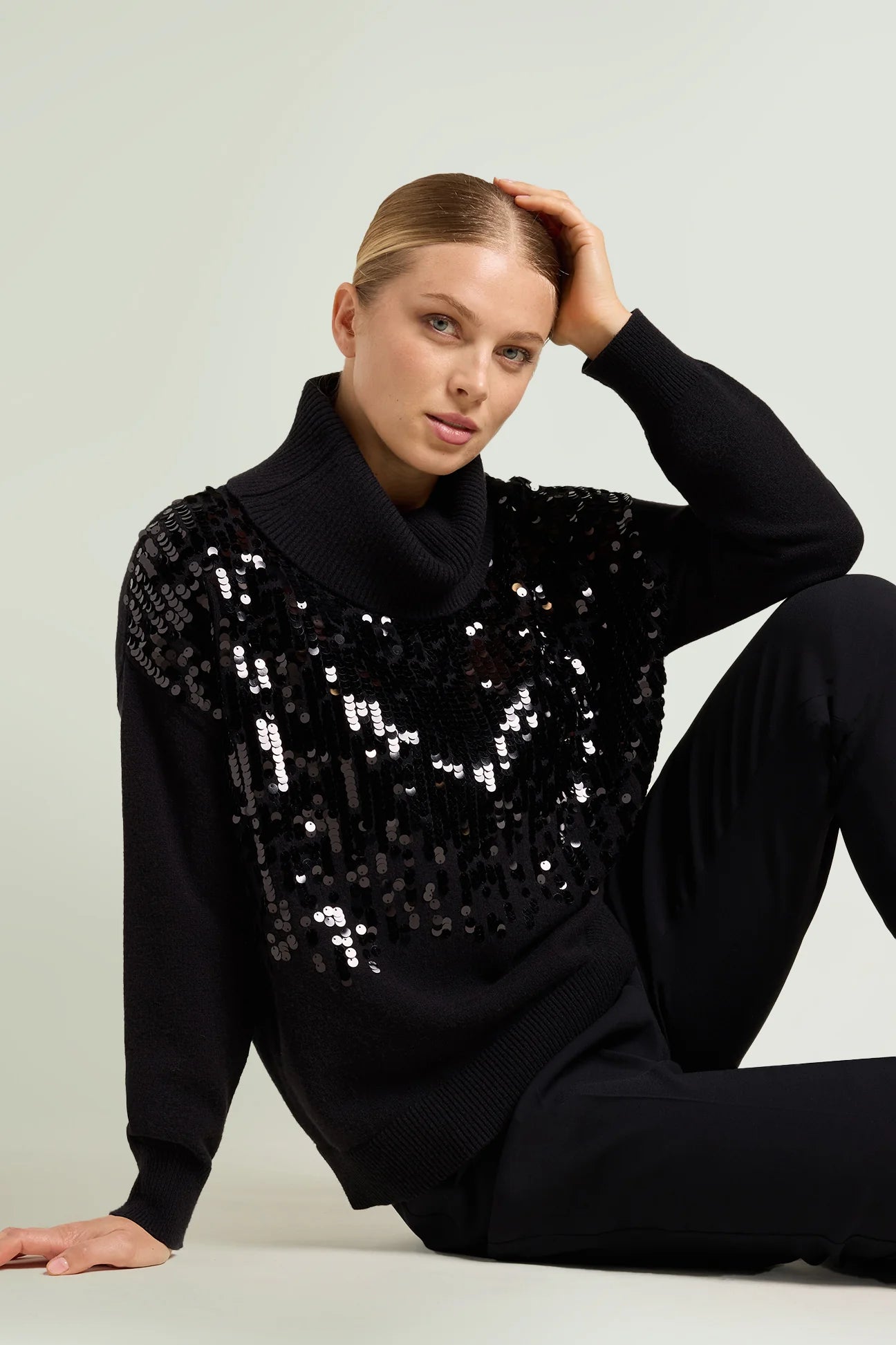 Luisa Viola Maglia Paillettes