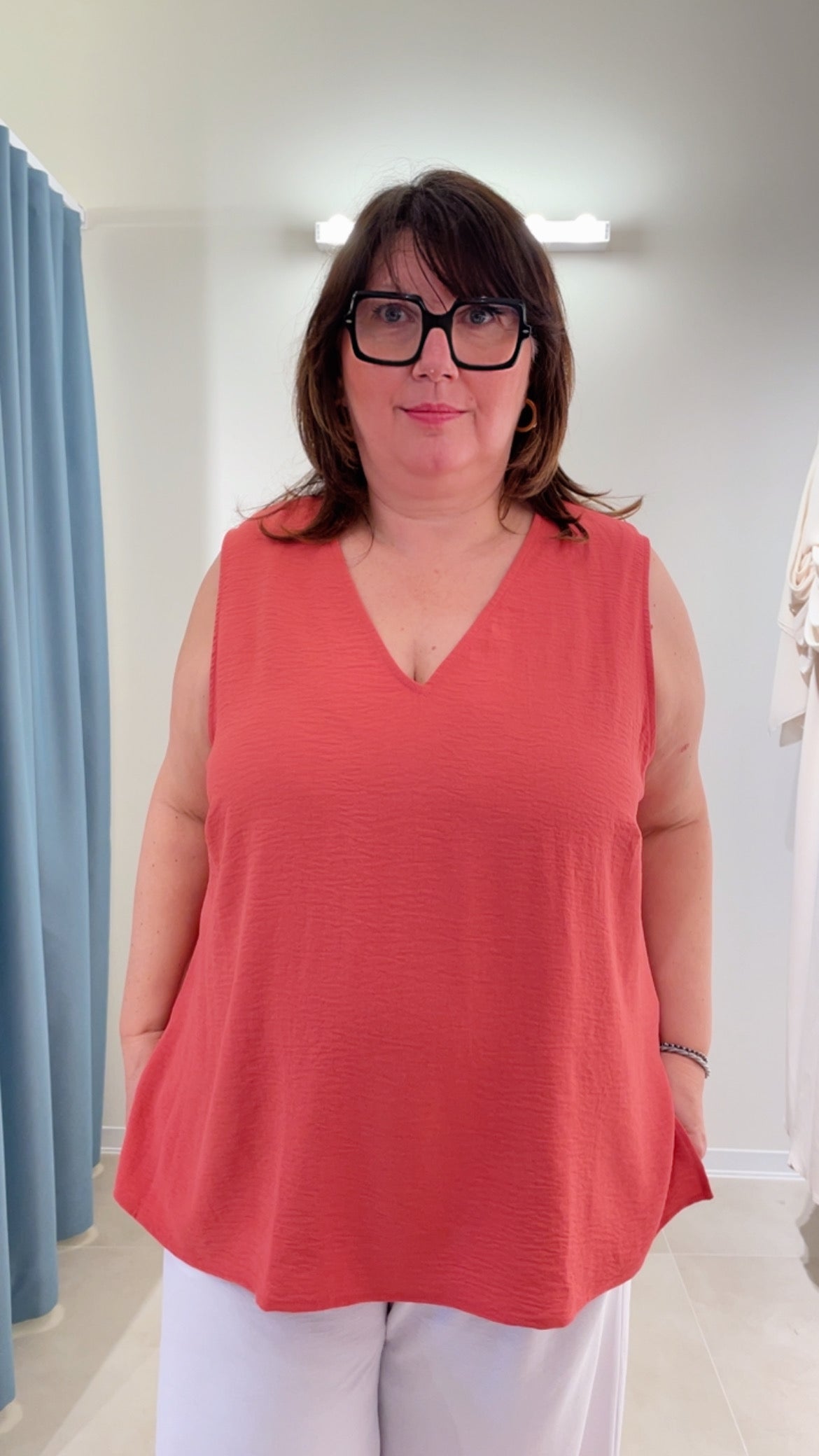 Top spalla larga Curvy