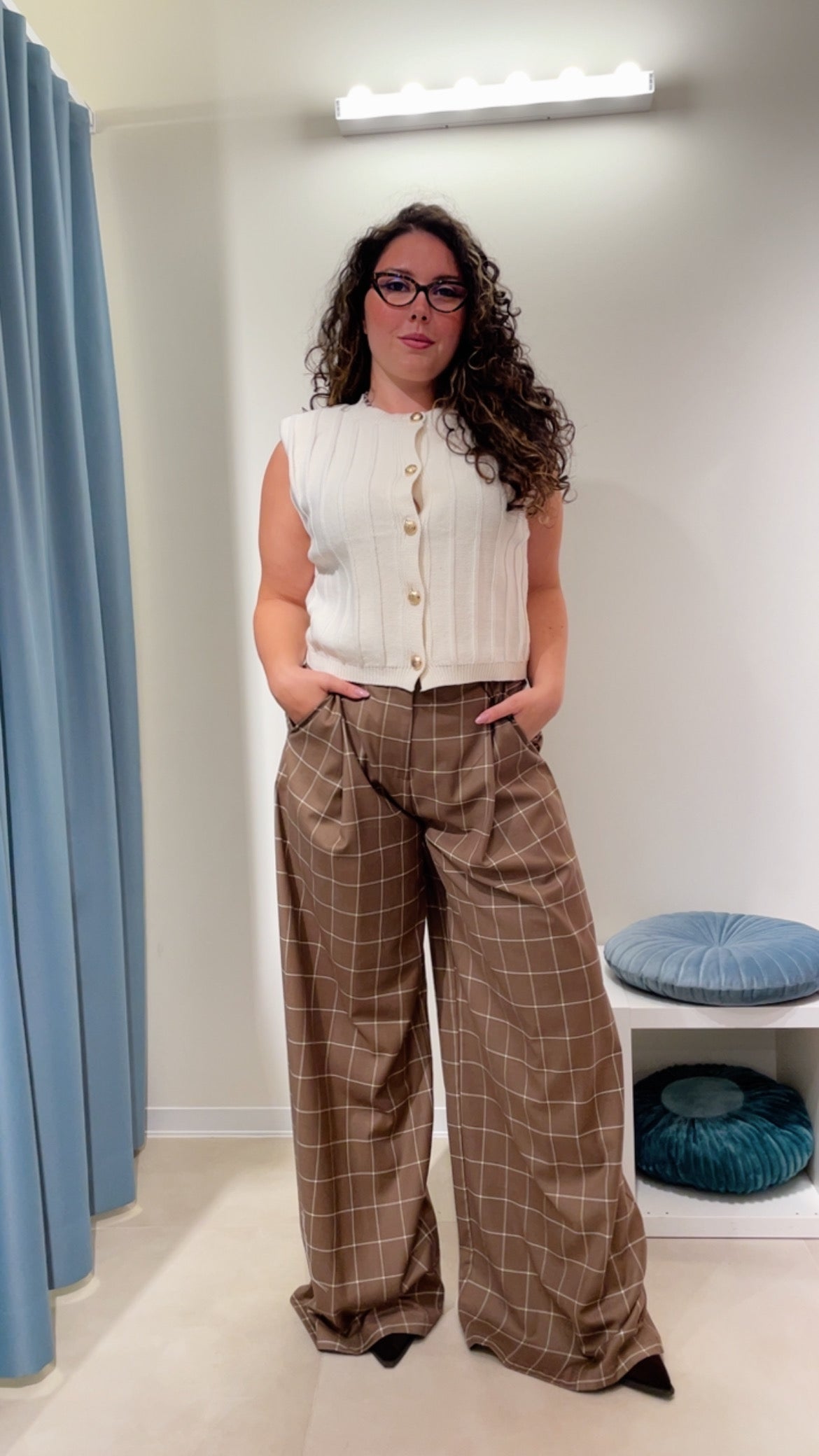 Pantalone quadri pens
