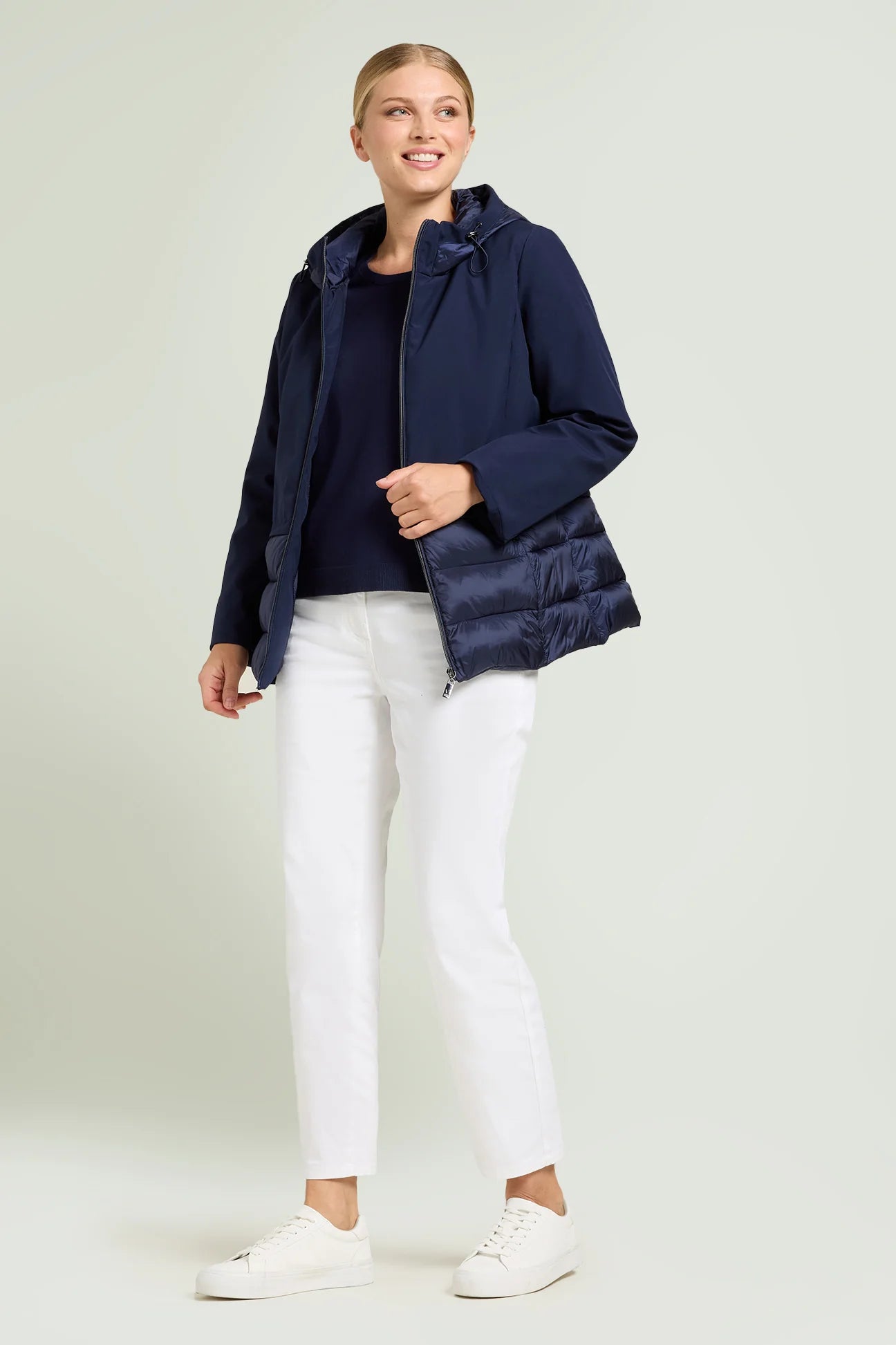 Luisa Viola imbottito con cappuccio