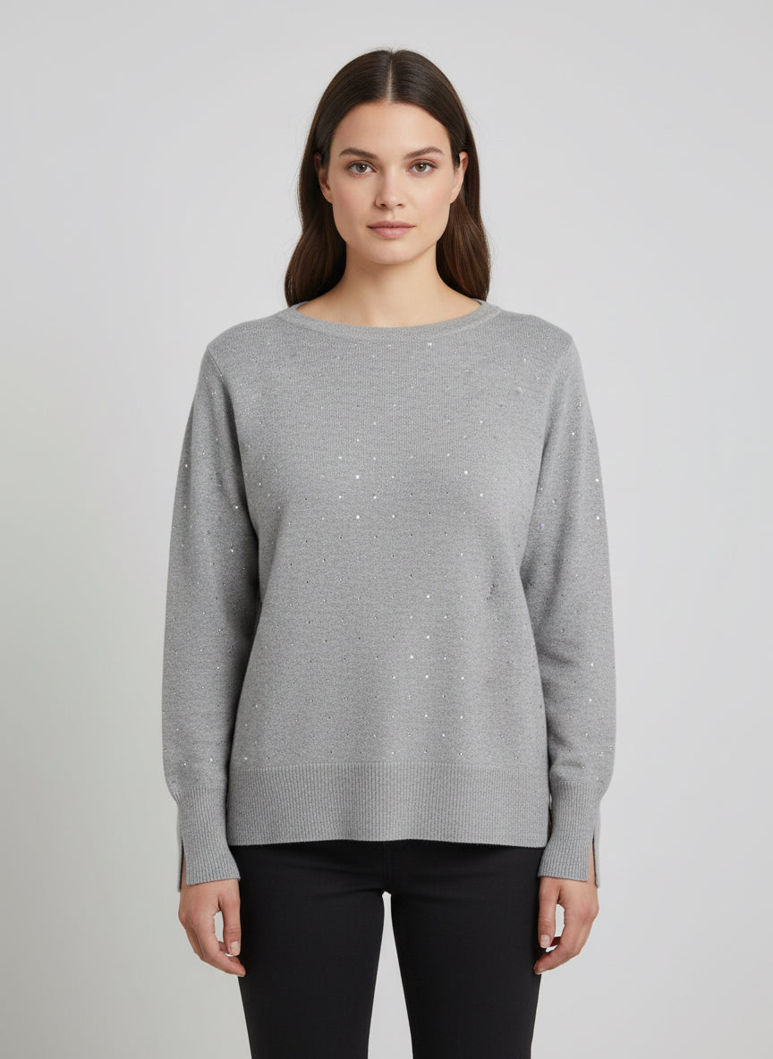 Luisa Viola Maglia Brillantini