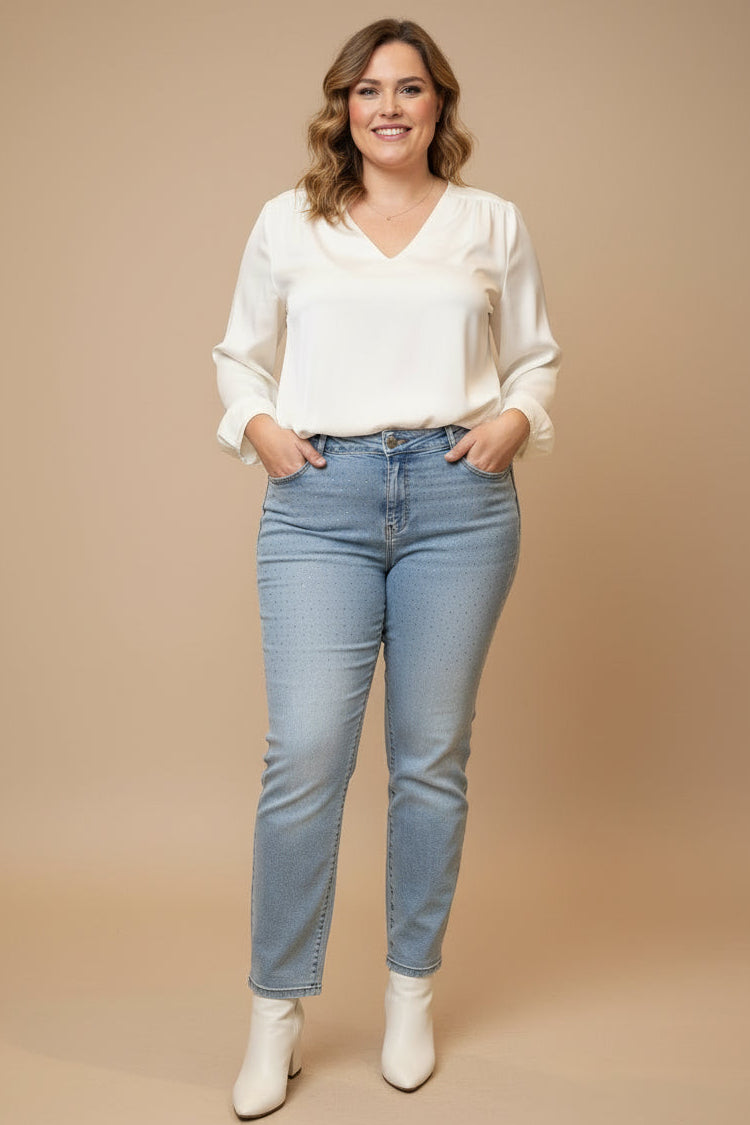 Luisa Viola jeans brillantino PE