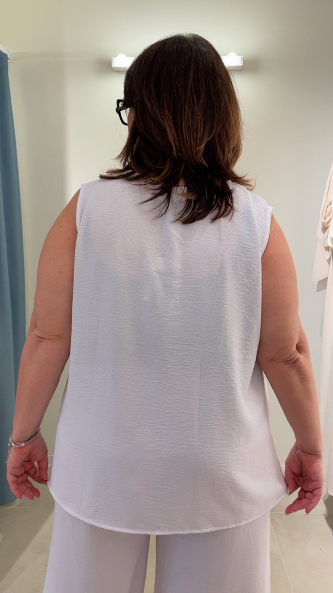 Top spalla larga curvy