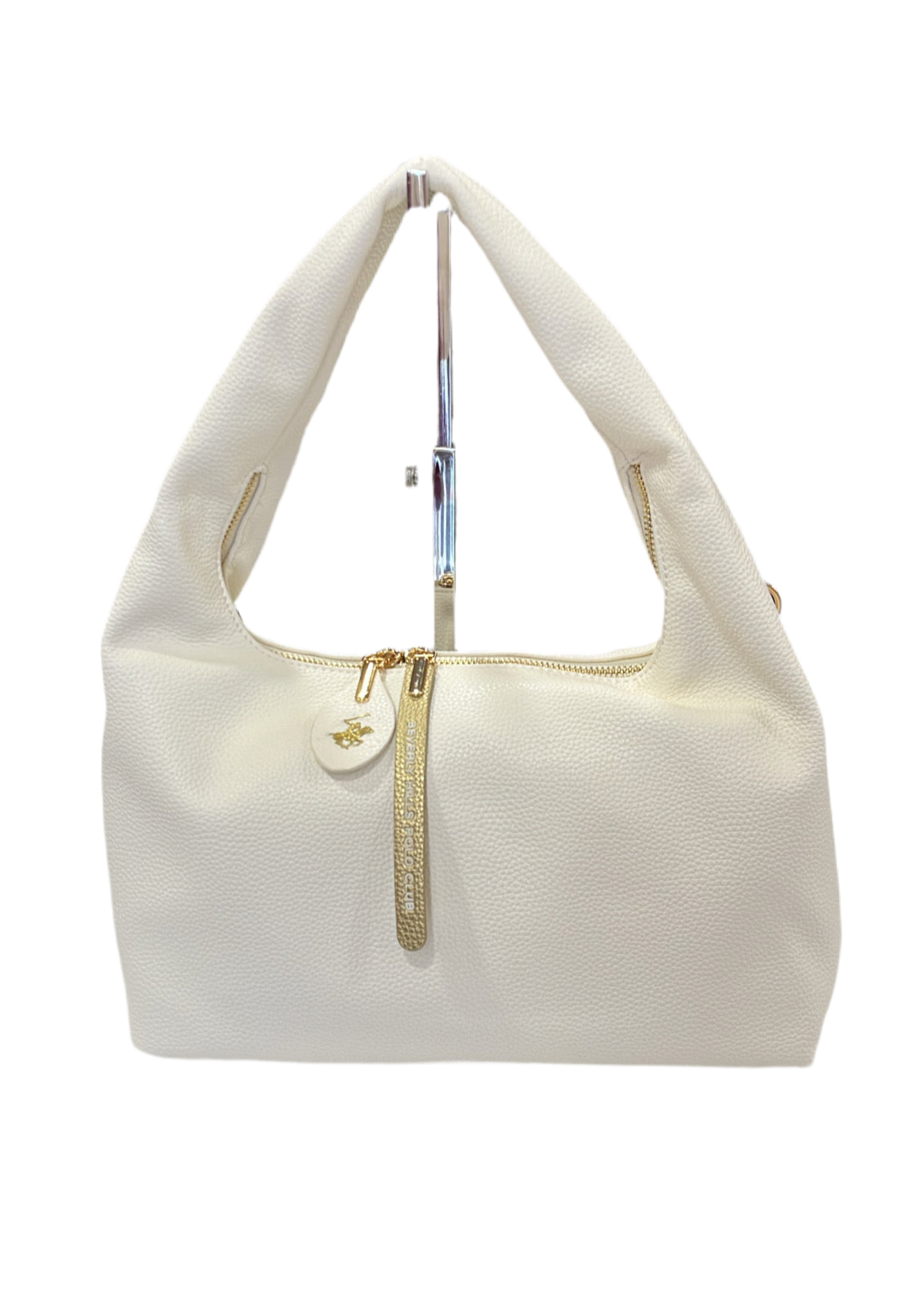 Us Polo Beverly Hills Borsa bianca oro