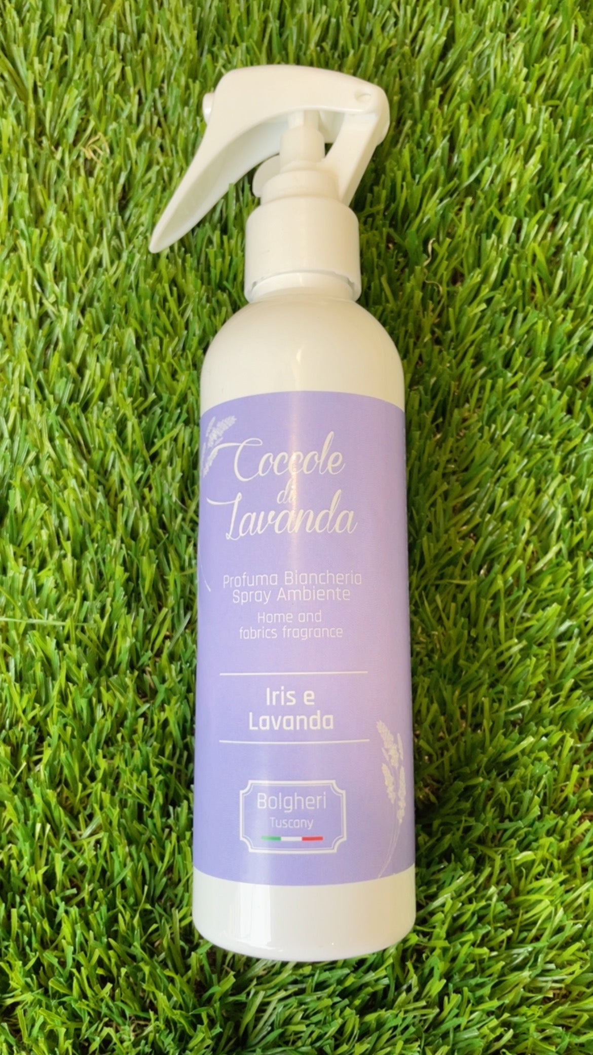 Profumatore Iris e lavanda spray per tessuti armadio e ambiente