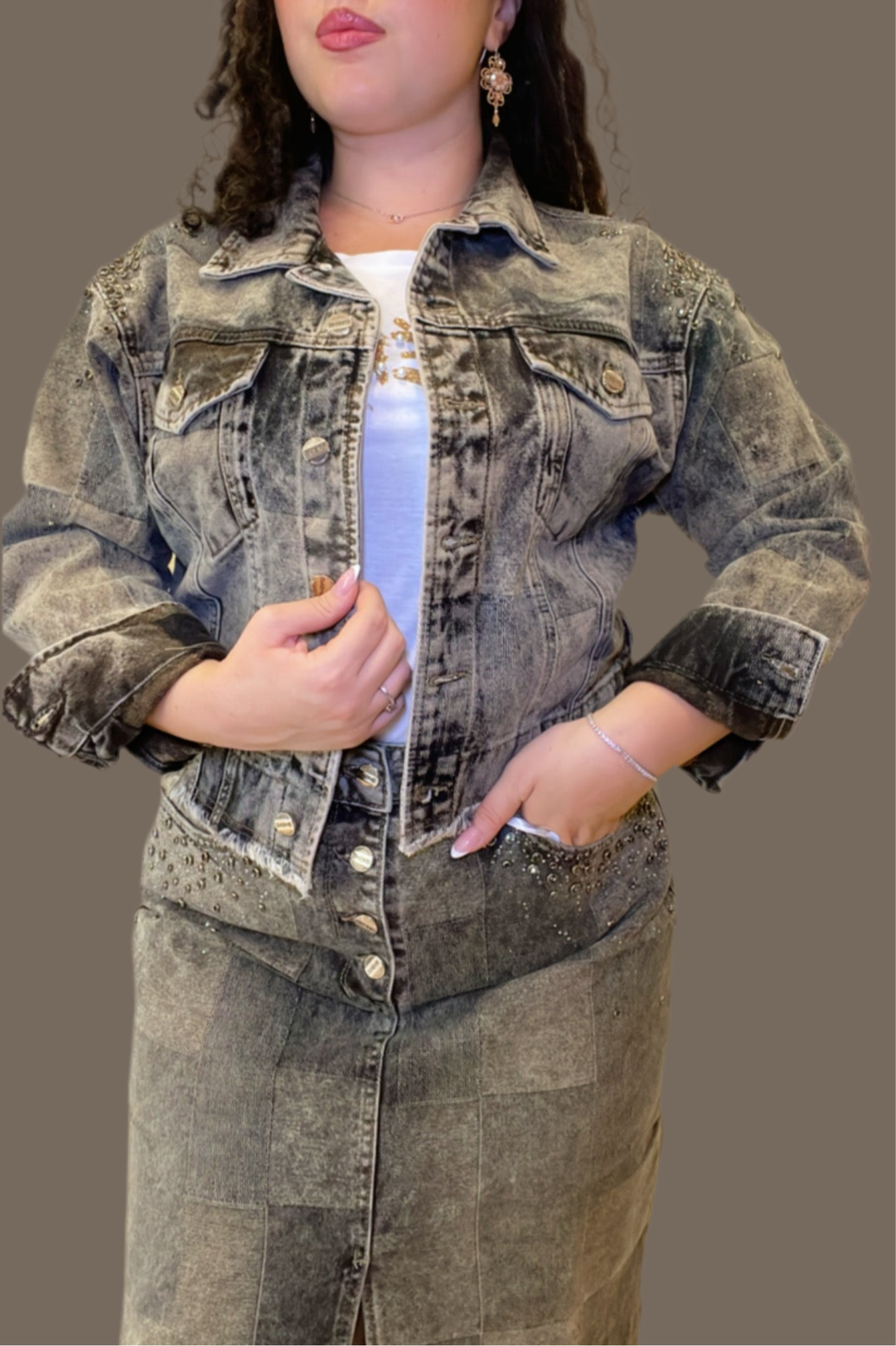 Dishe Gonna Madras Denim