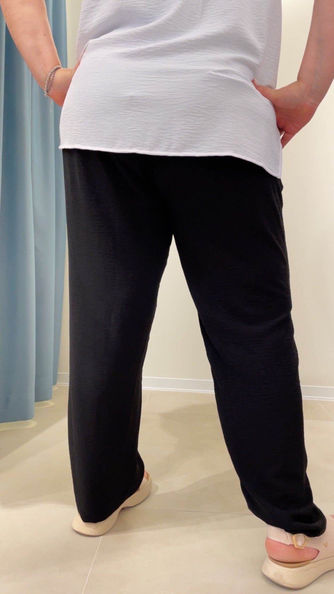Pantalone Mat gamba stretta nero