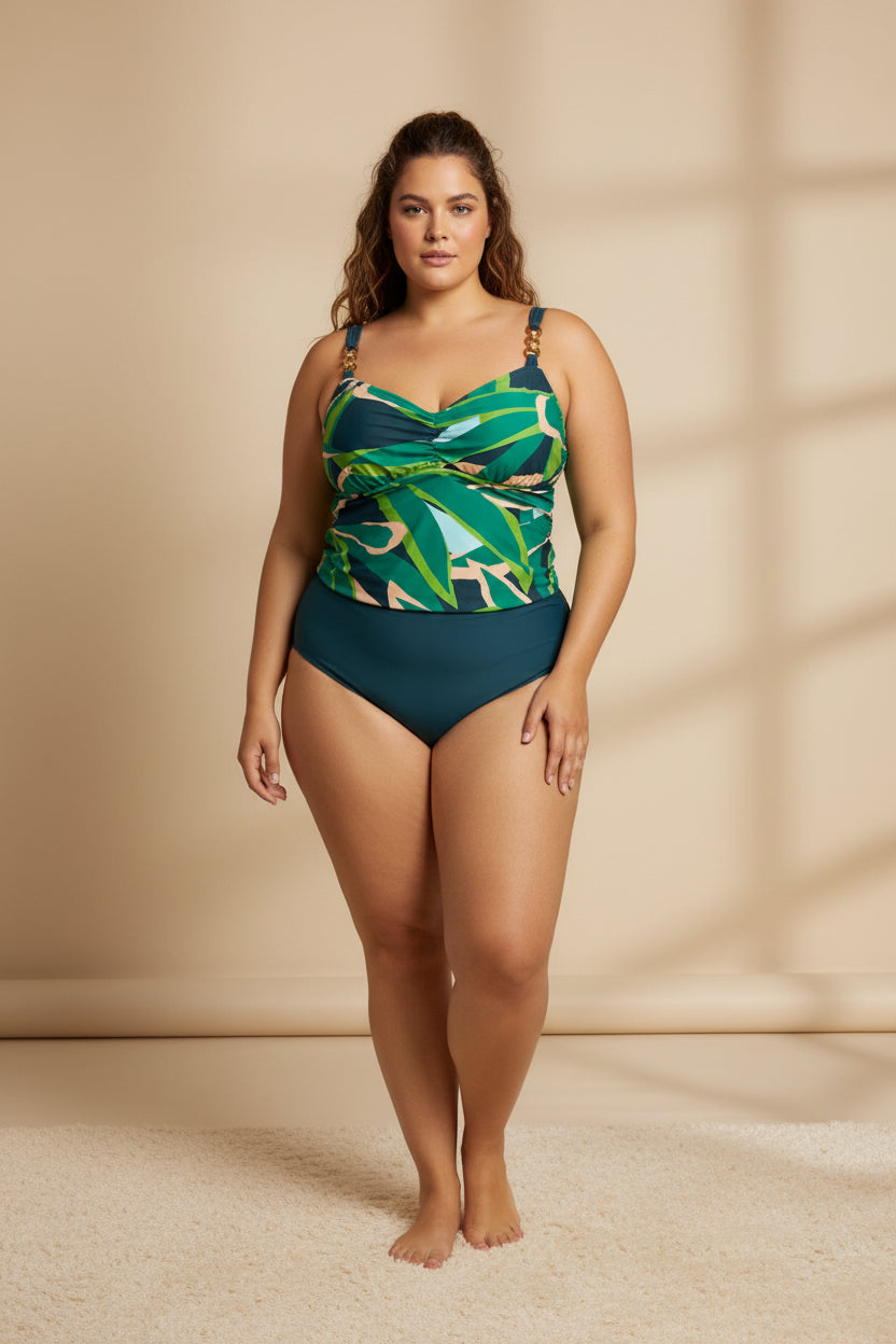 Tankini astract jungle