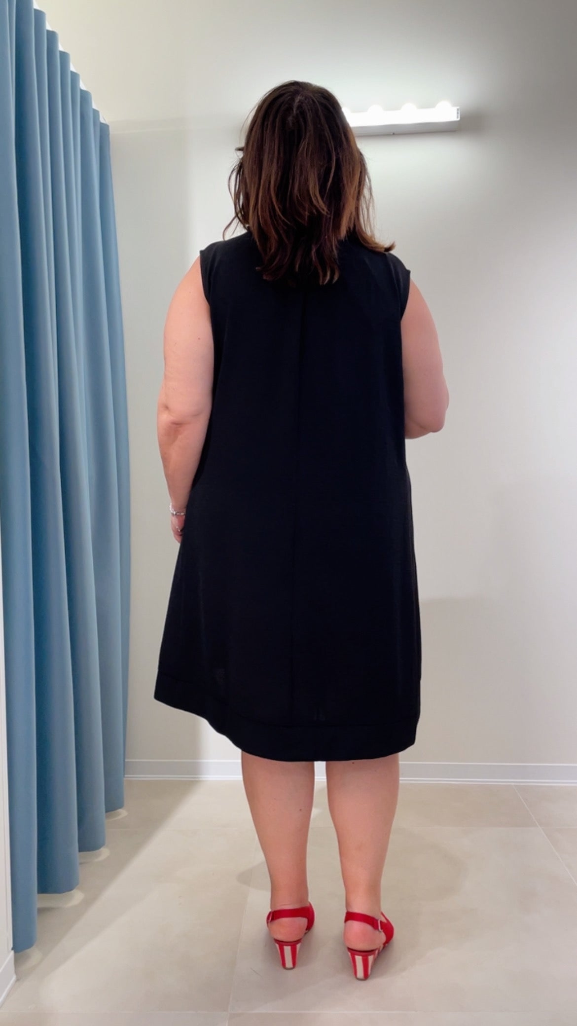 Abito Midi Black Mat