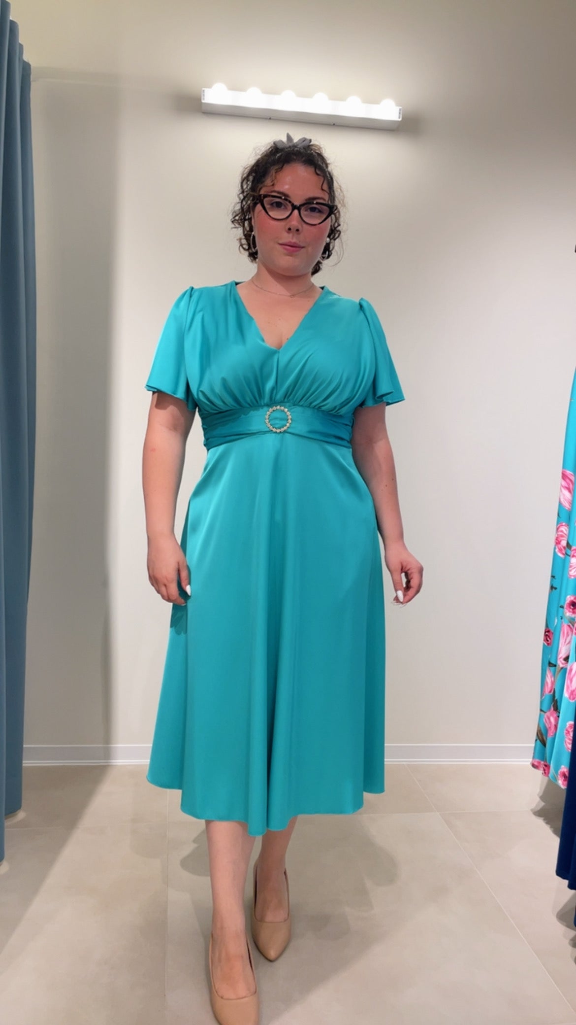 Abito rinascimento Midi Curvy