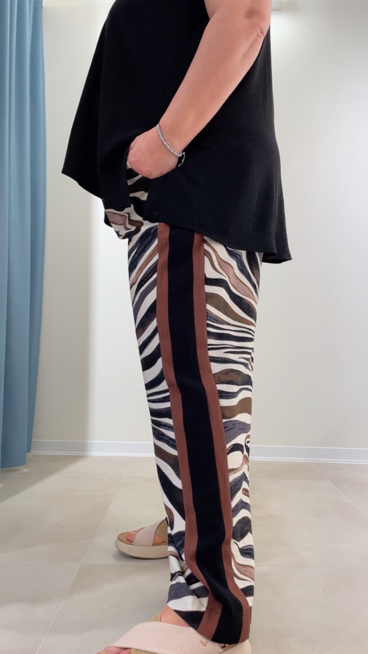 Pantalone Mat Tiger Palazzo