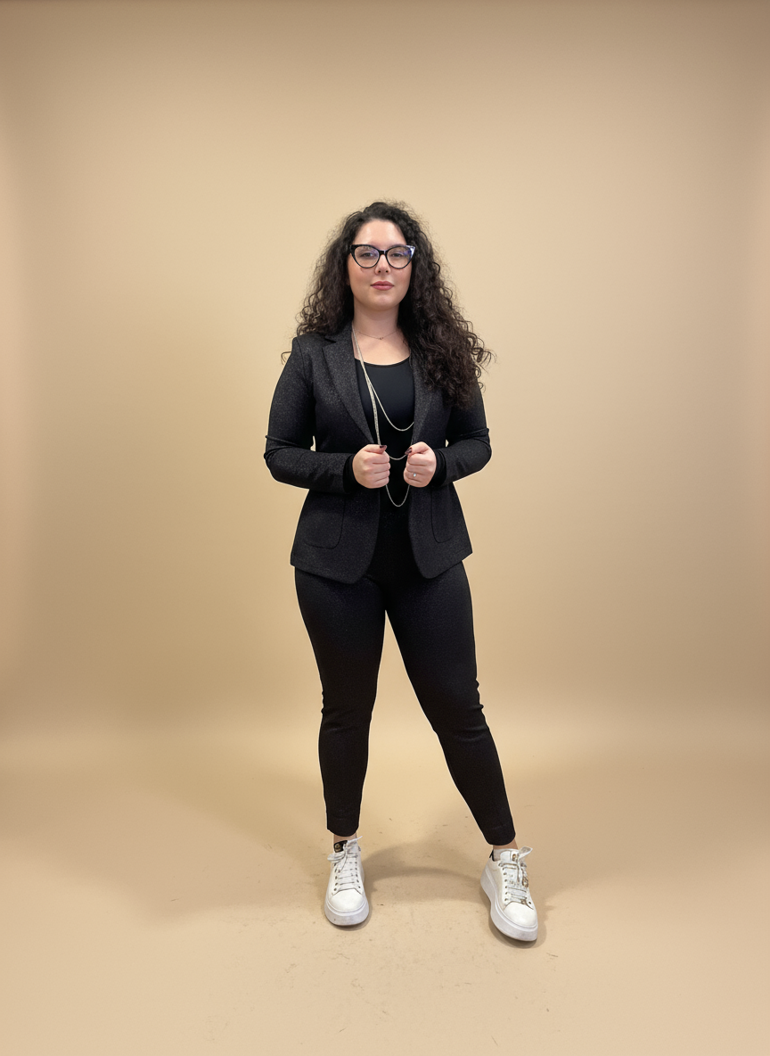 Ragno pantalone Lurex