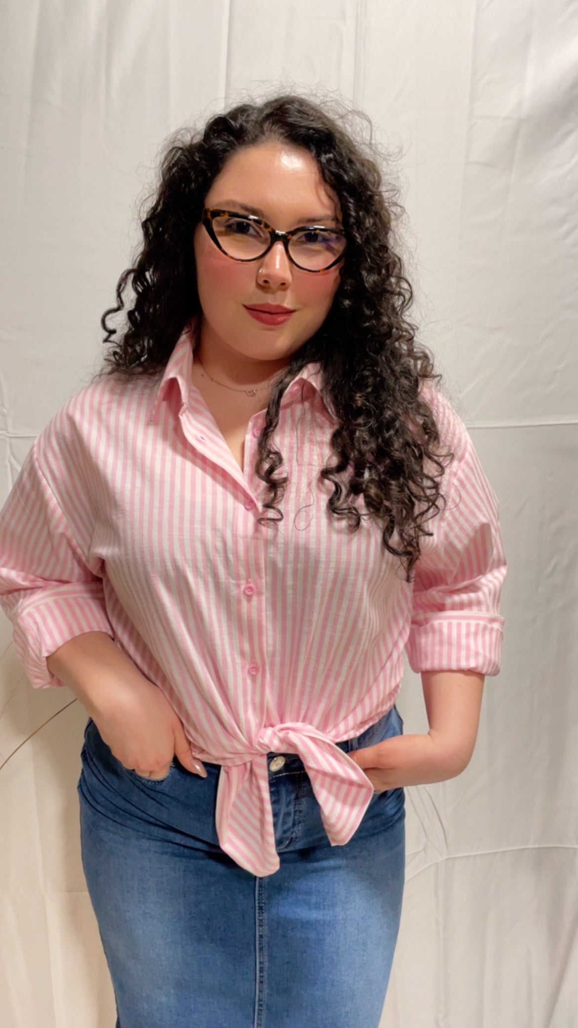 Camicia Anna Rosa e Blu