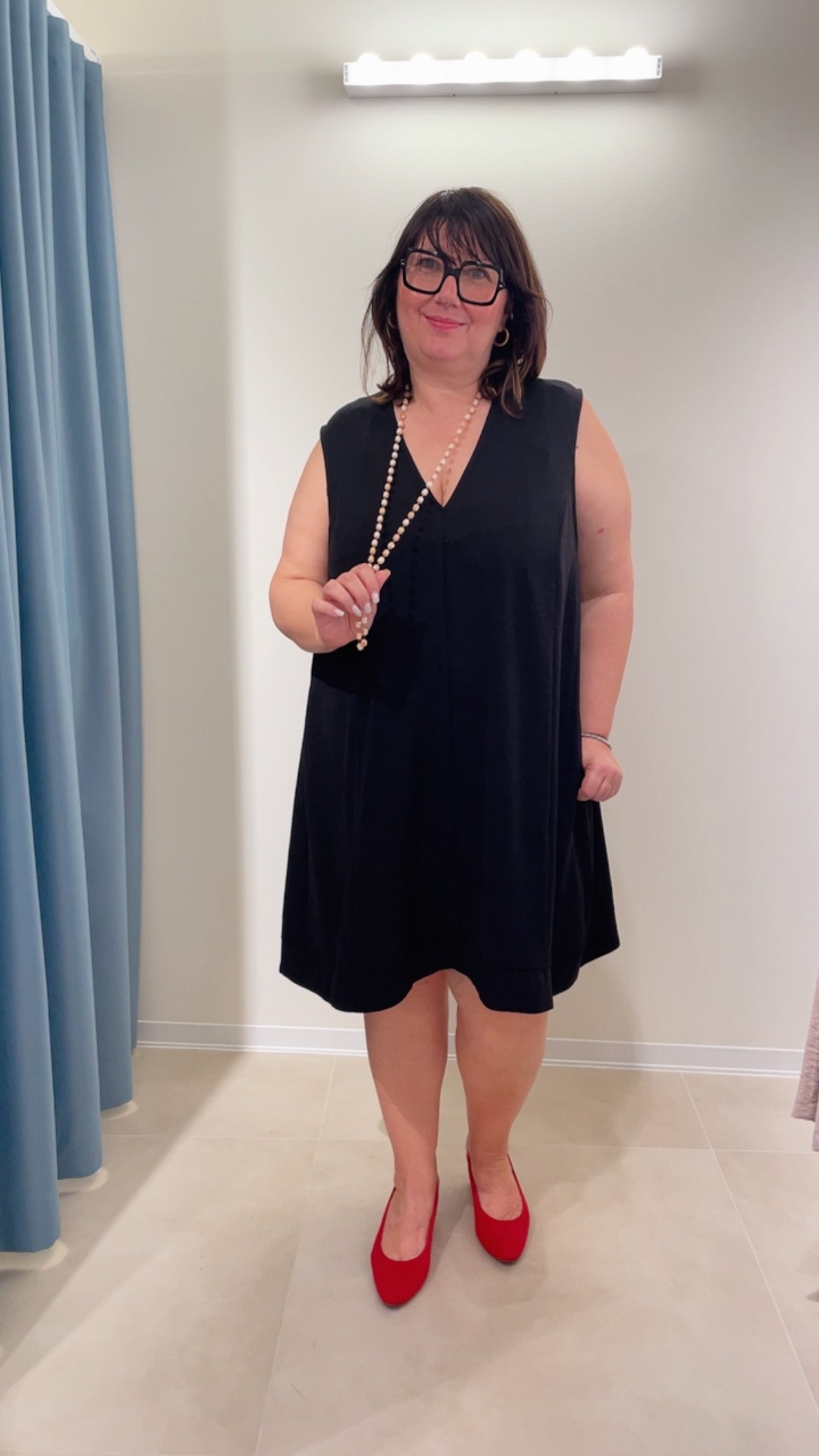Abito Midi Black Mat