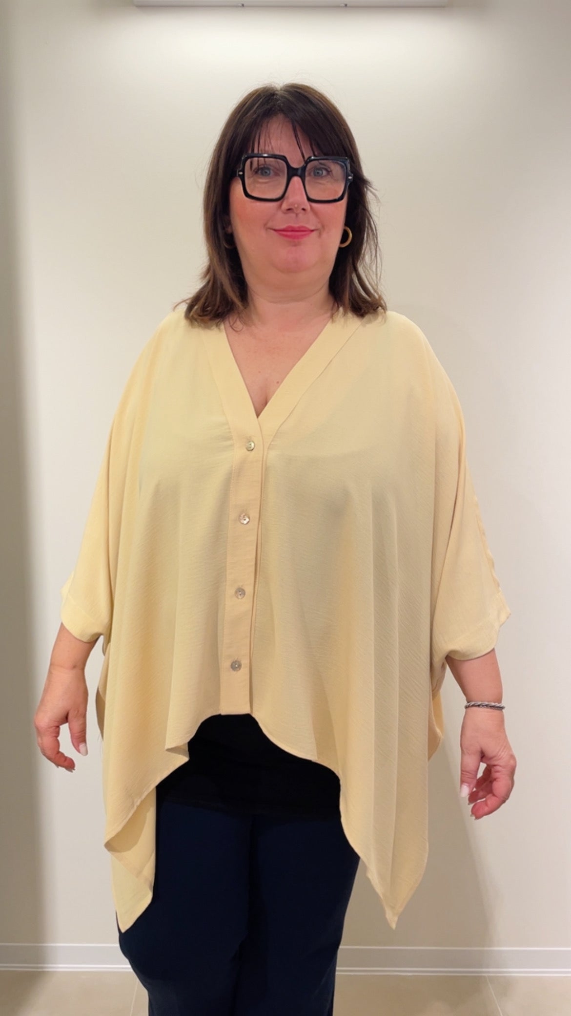 Blusa  poncho mat curvy