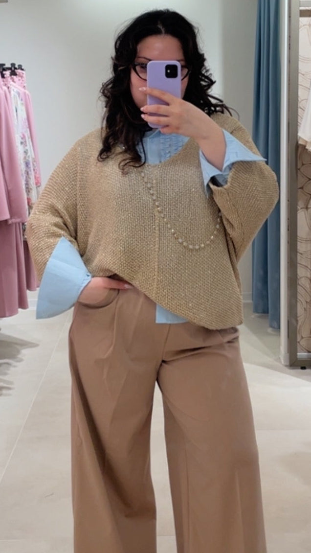 Maglia Traforata Lurex