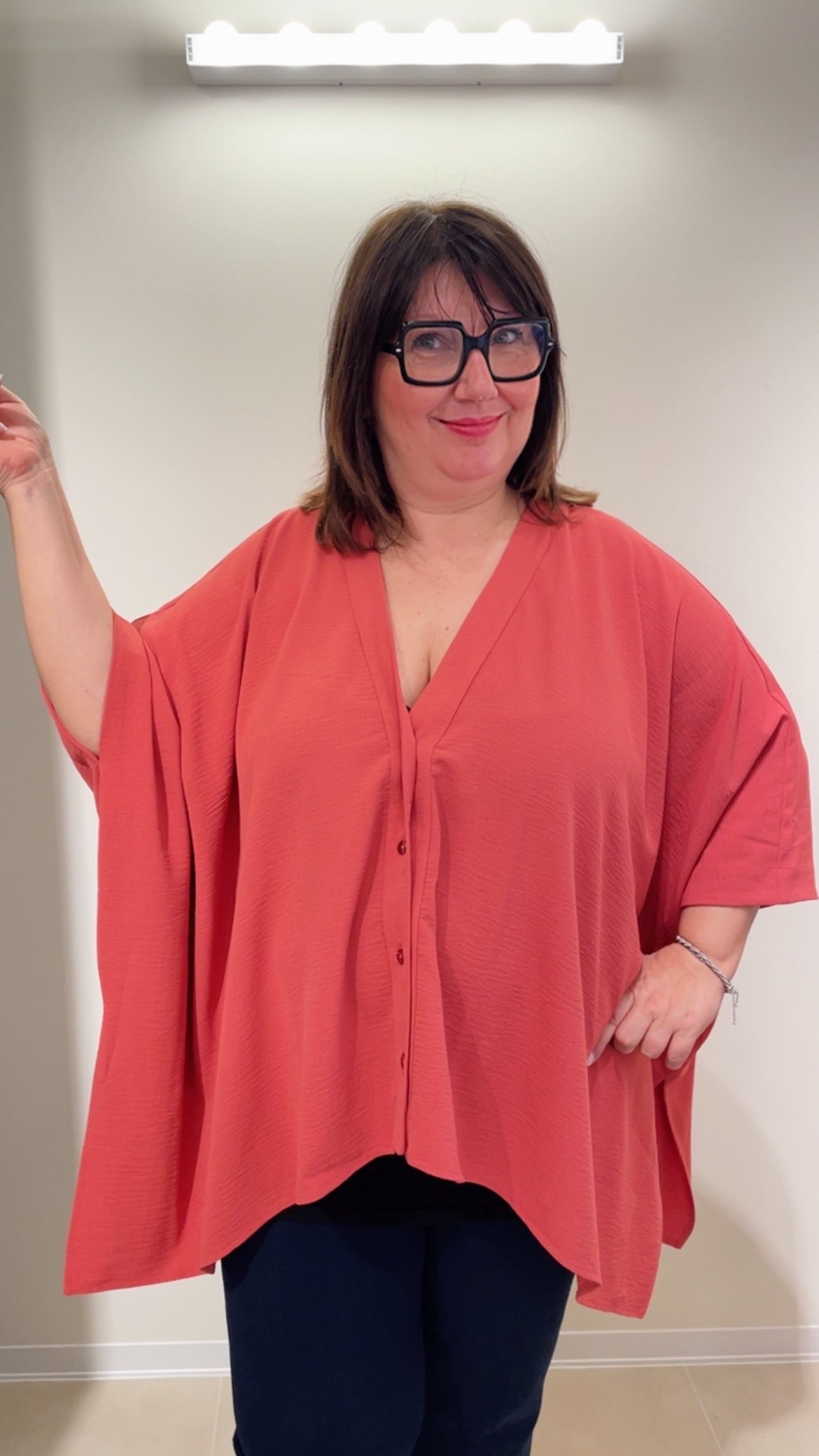 Maglia Poncho Mat