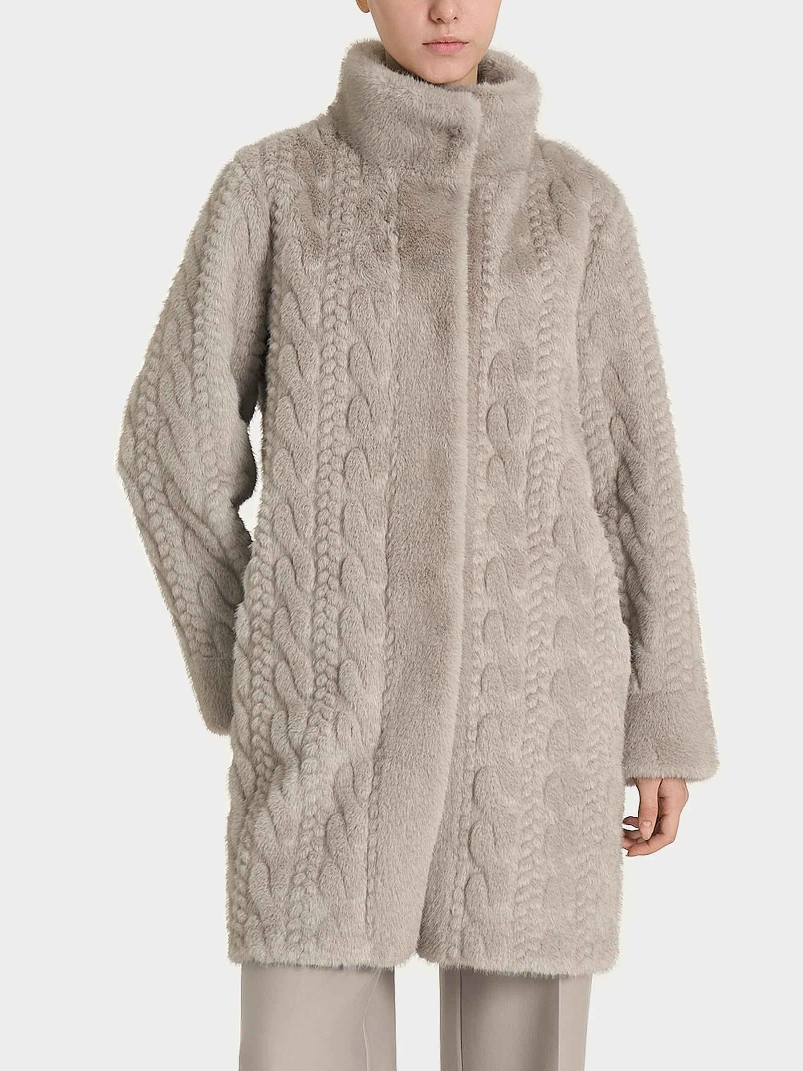 Ragno Cappotto Vegan Fur double face