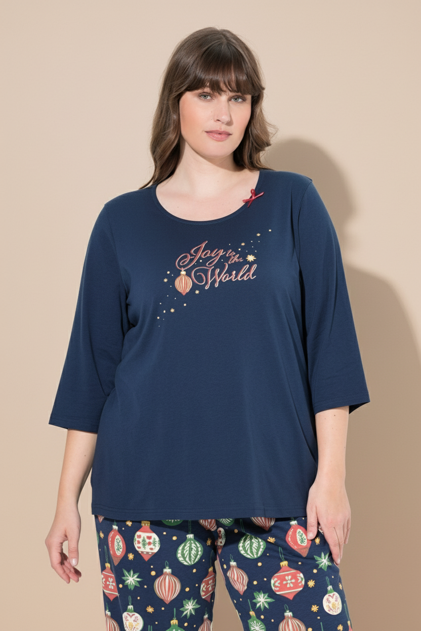 ULLA POPKEN PIGIAMA TAGLIE CURVY