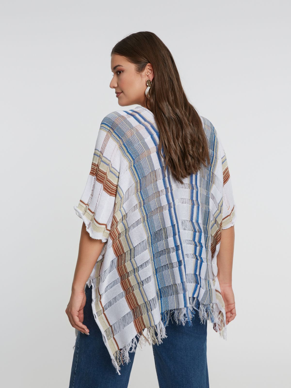 Maglia poncho Perfetta per le taglie Curvy